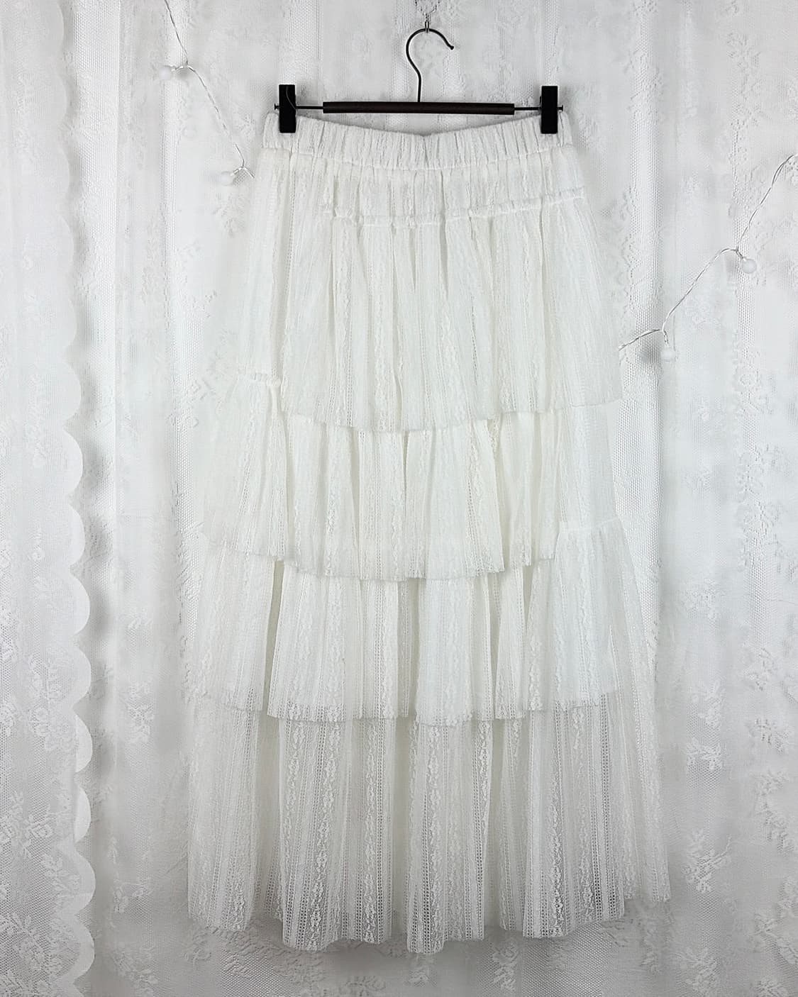 White cancan long skirts 상품이미지6