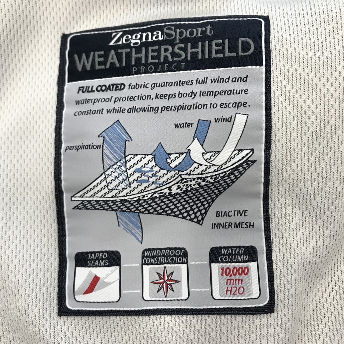 에르메네질도 제냐 ZEGNA 스포츠 블루종자켓 [XL] 상품이미지4