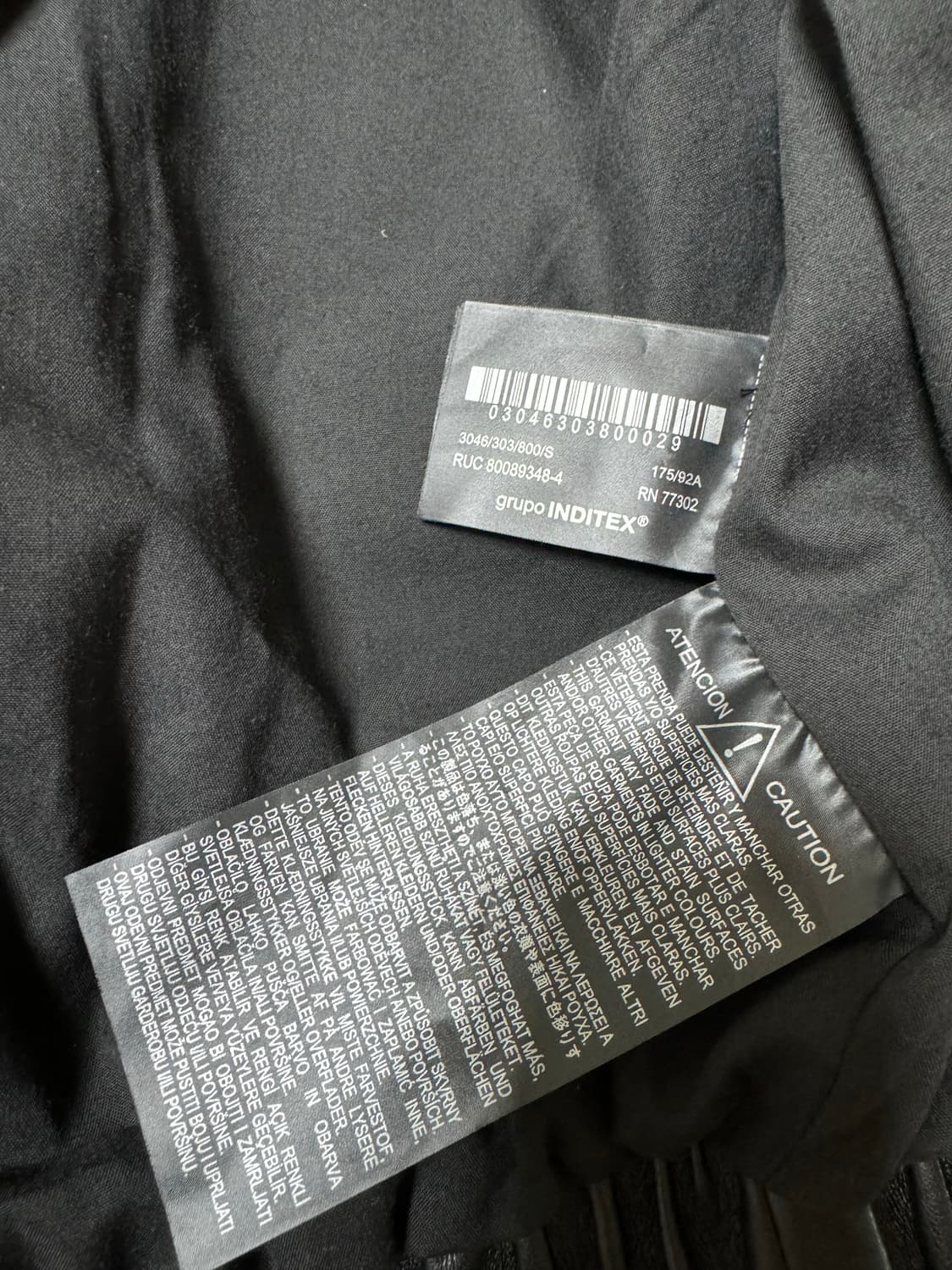 자라 레더자켓 새상품 상품이미지3