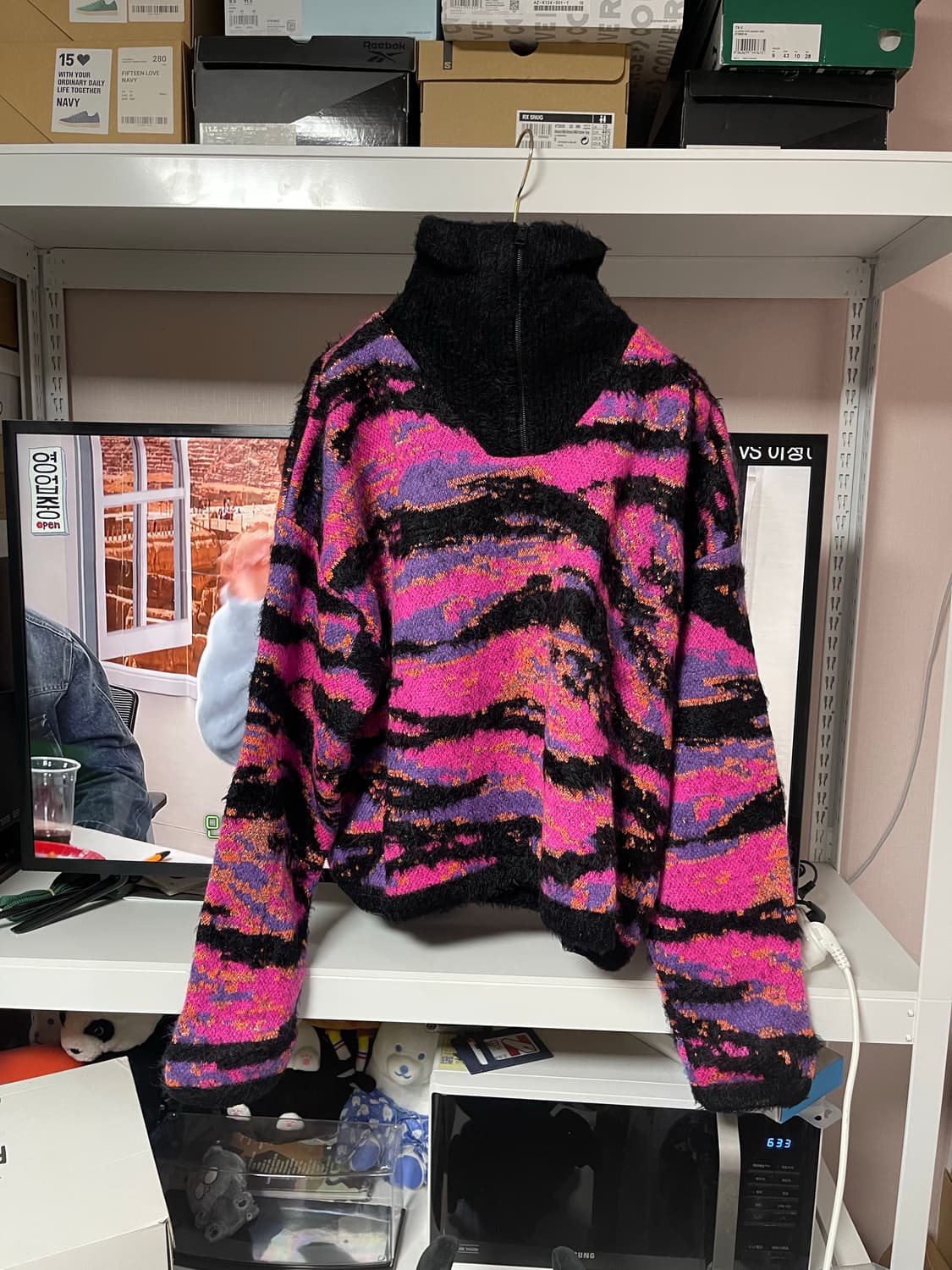 ERL 쿼터집업니트 상품이미지1