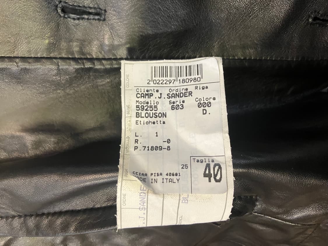 질샌더 양가죽 자켓 상품이미지8