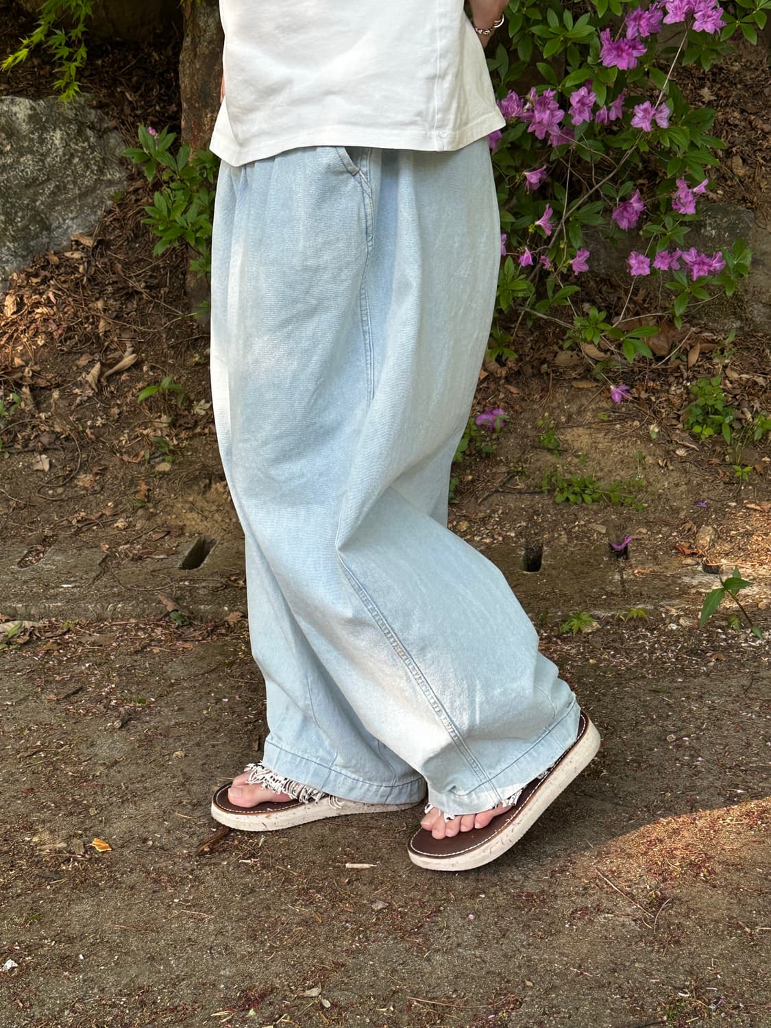 Harvesty Circus pants (light blue denim) 상품이미지3