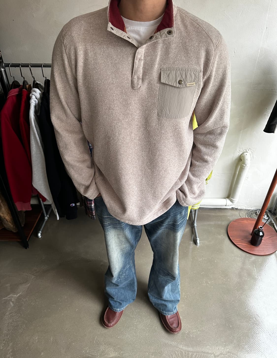 울리치 구형 하프스냅 풀오버 플리스 상품이미지1