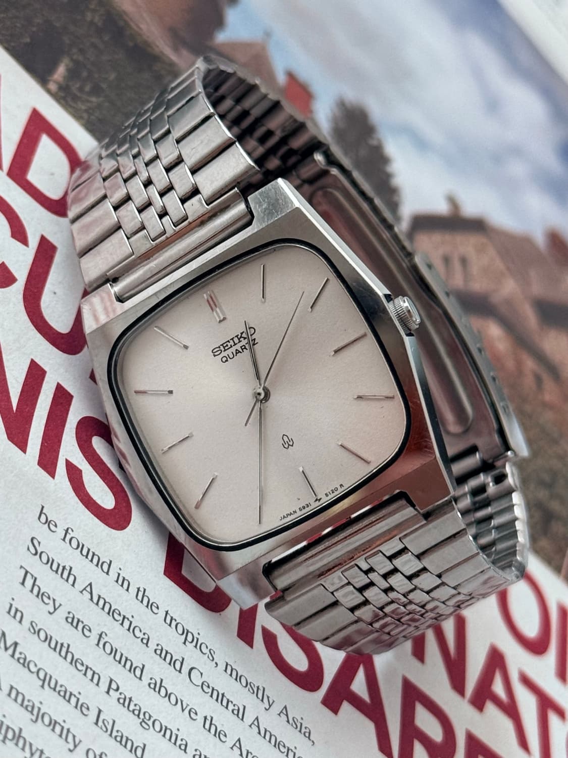 Seiko 세이코 쿼츠 스퀘어 옥타곤 1979 상품이미지4
