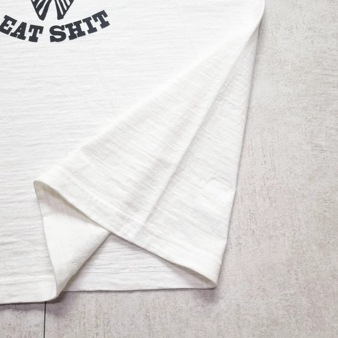 리얼맥코이 EAT SHIT 프린팅 티셔츠 L sz 신품 상품이미지4