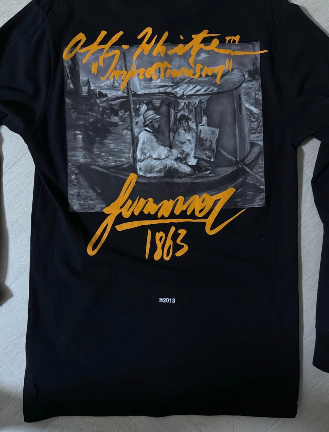 오프화이트 롱슬리브 맨투맨 M 상품이미지2