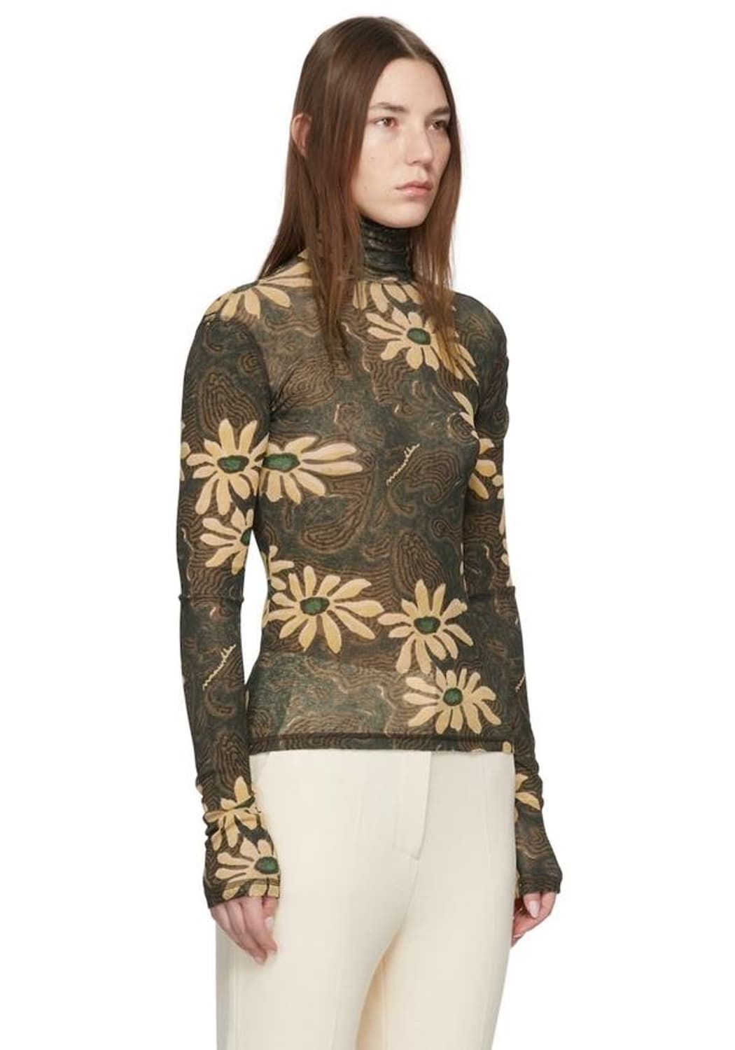 Nanushka 나누시카 플로럴 터틀넥 상품이미지1