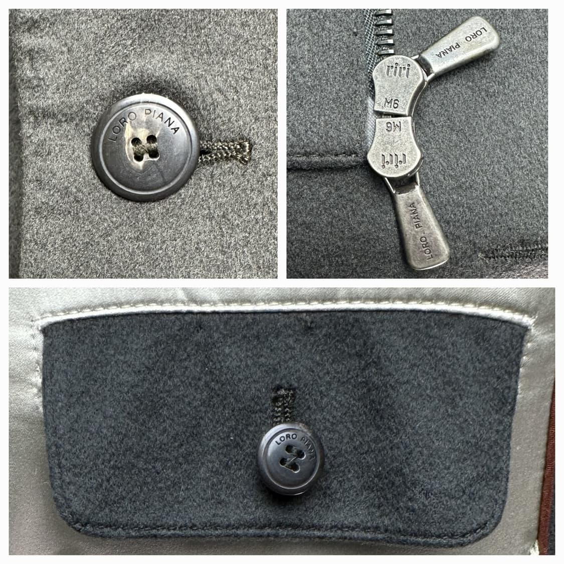 로로피아나 마틴게일 캐시미어100 코트 54(105~110) 민트급 판매 상품이미지8