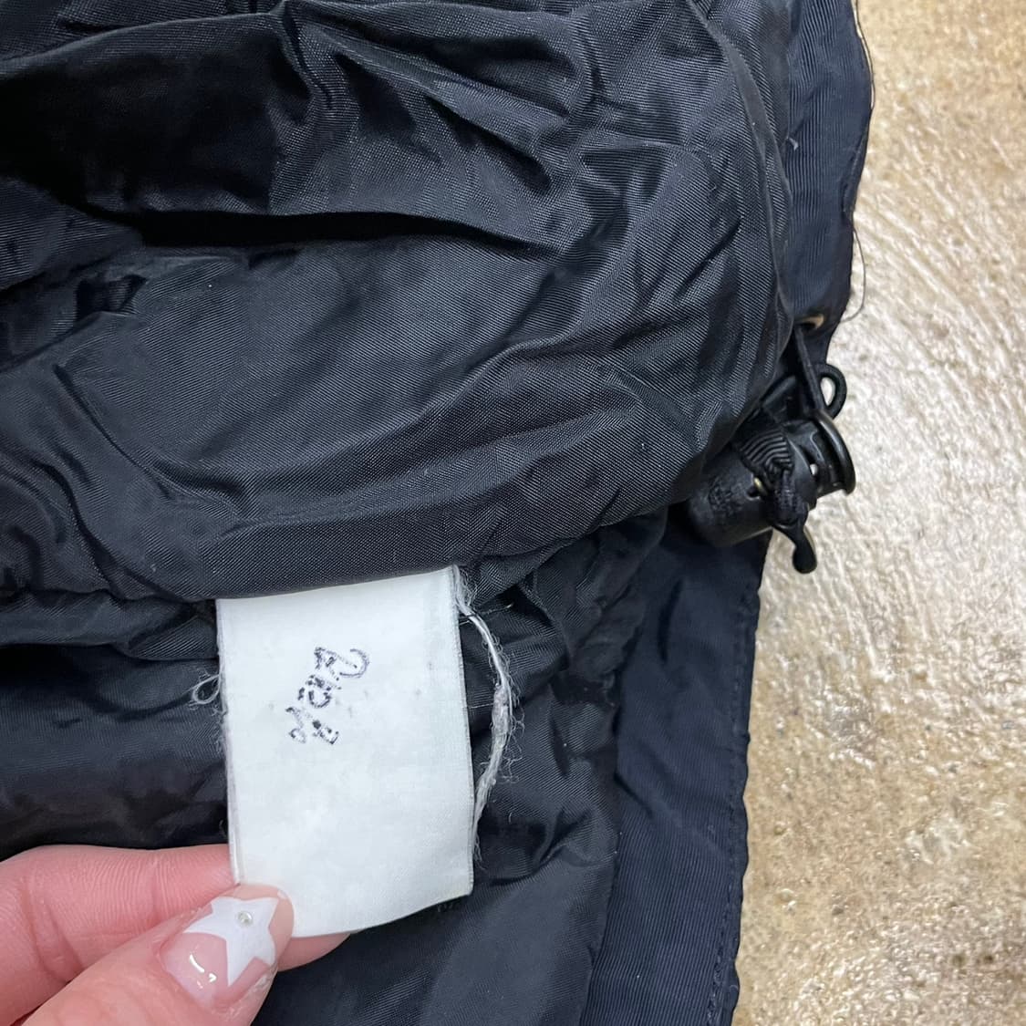 [정품/100] 노스페이스 블랙 후드 바람막이 자켓 b15 상품이미지6