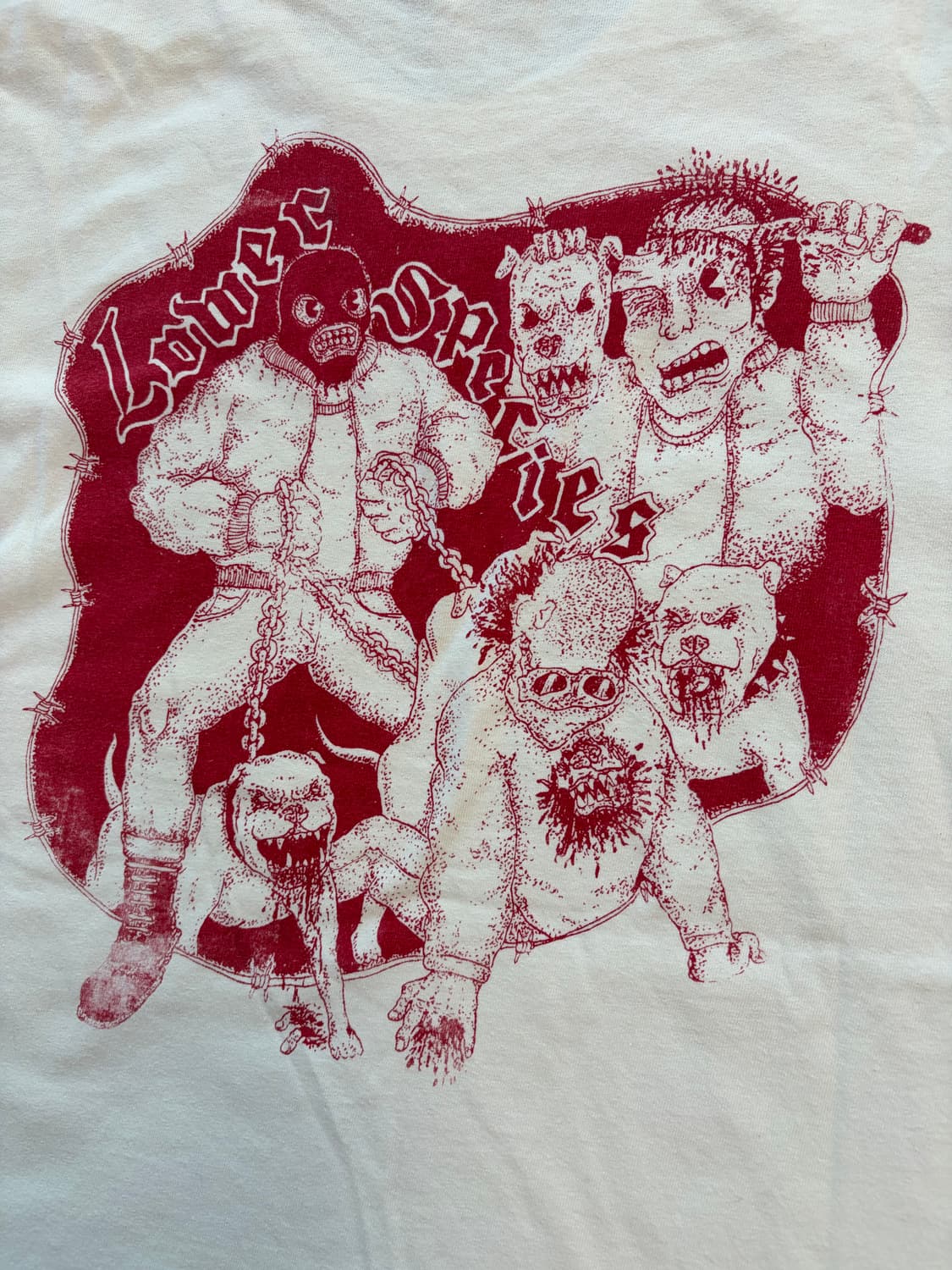 Lower species band tee 고어 밴드티 상품이미지1