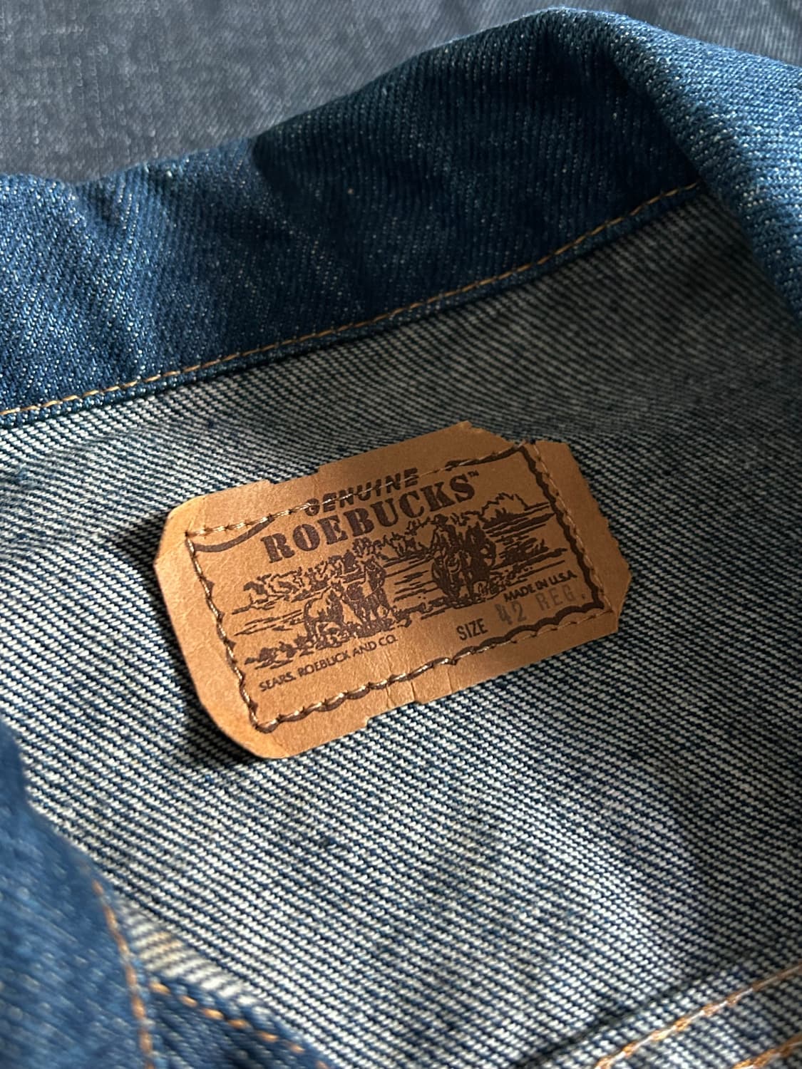 8~90s Sears Roebucks 데님자켓 Made in USA 상품이미지3