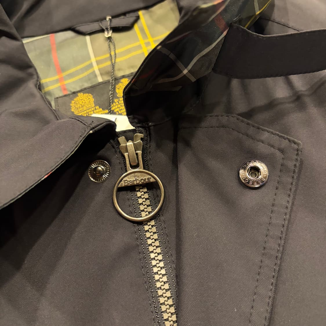 [S] 바버 고어텍스 블랙 바람막이 자켓 코트 C268 상품이미지5