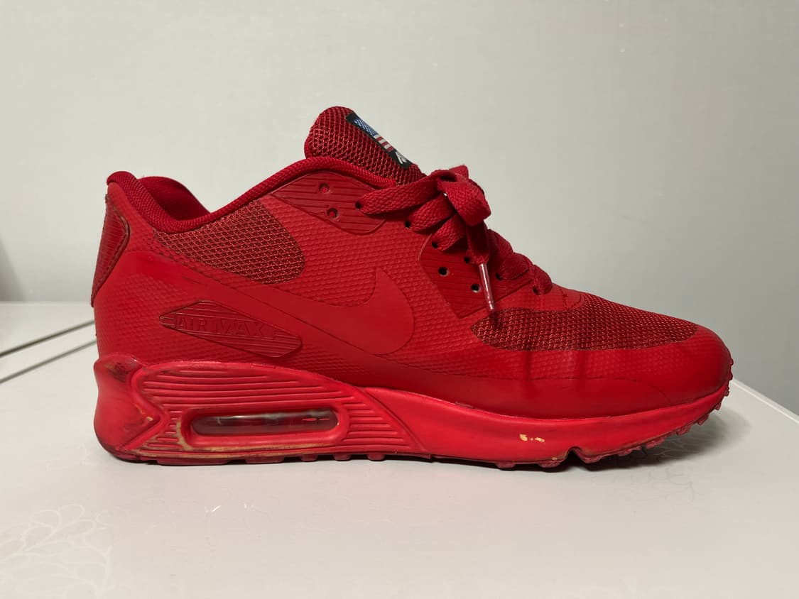 나이키 에어맥스90 하이퍼퓨즈 인디펜던스데이 레드 상품이미지4