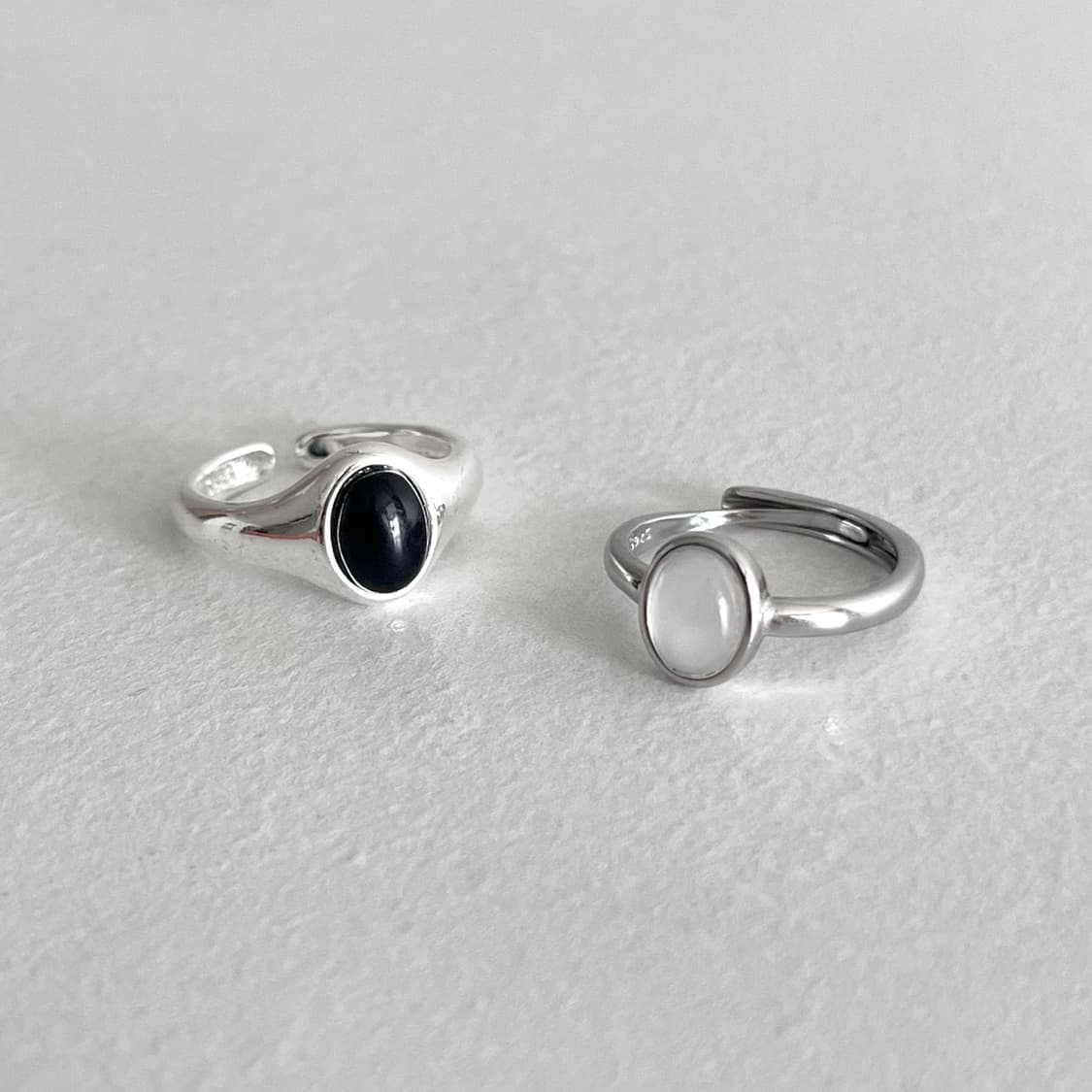 원석 반지 2종 상품이미지1