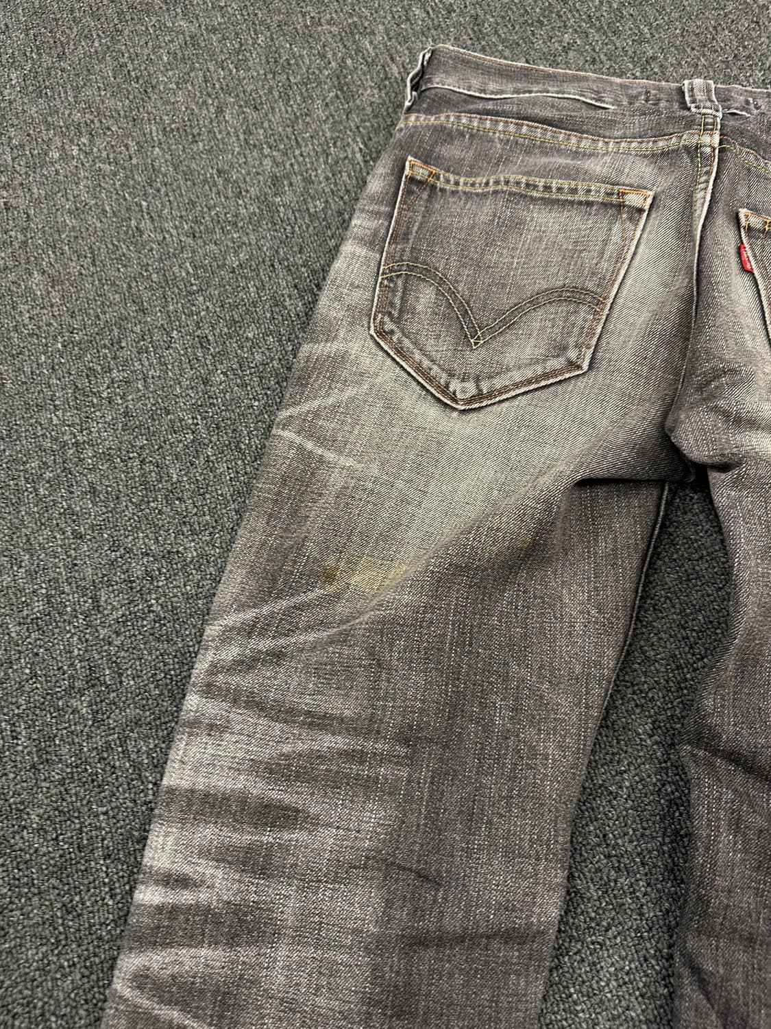 31) 리바이스 511 슬림 스트리이트 흑청 데님팬츠 상품이미지4