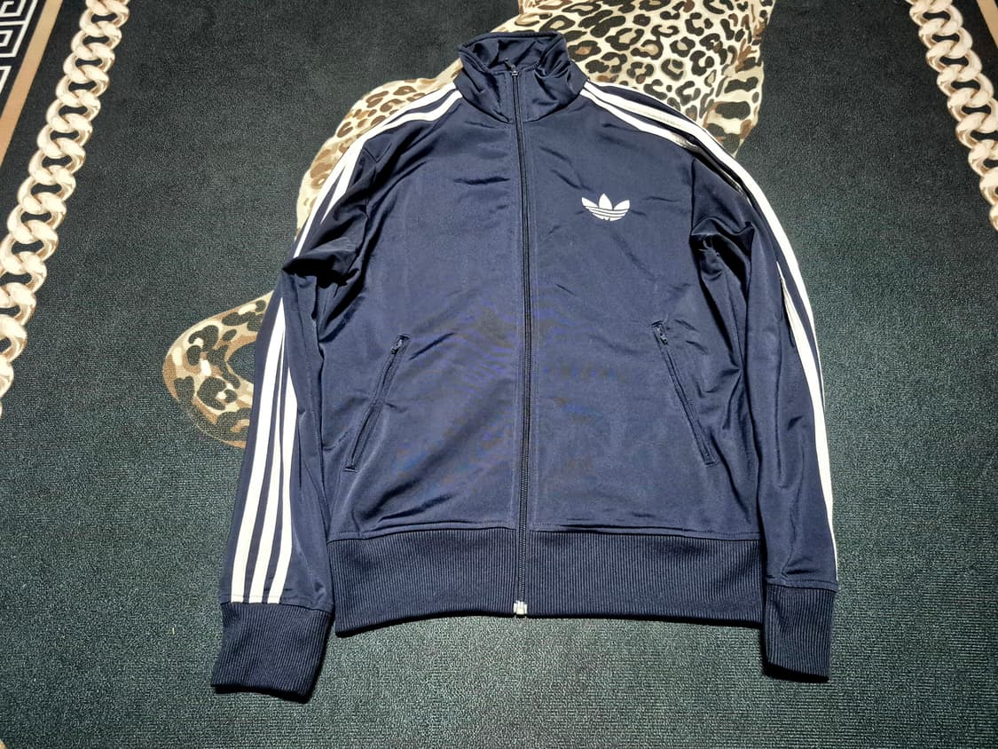 00's 아디다스 빈티지 구 파이어버드 트랙탑 져지 M 네이비 상품이미지1
