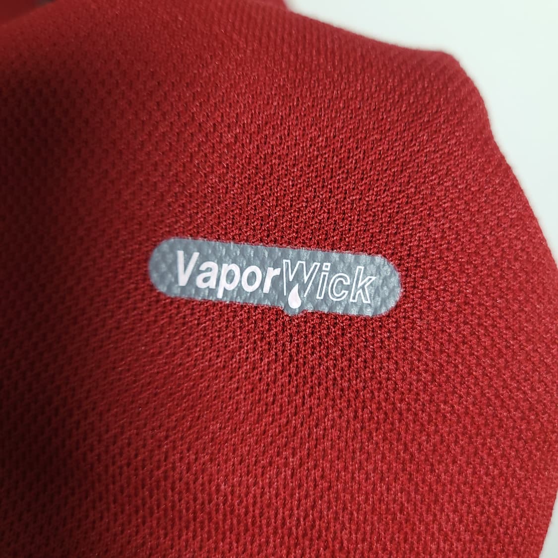 (M) 노스페이스 레드 하프집업 롱슬리브 티셔츠 상품이미지3