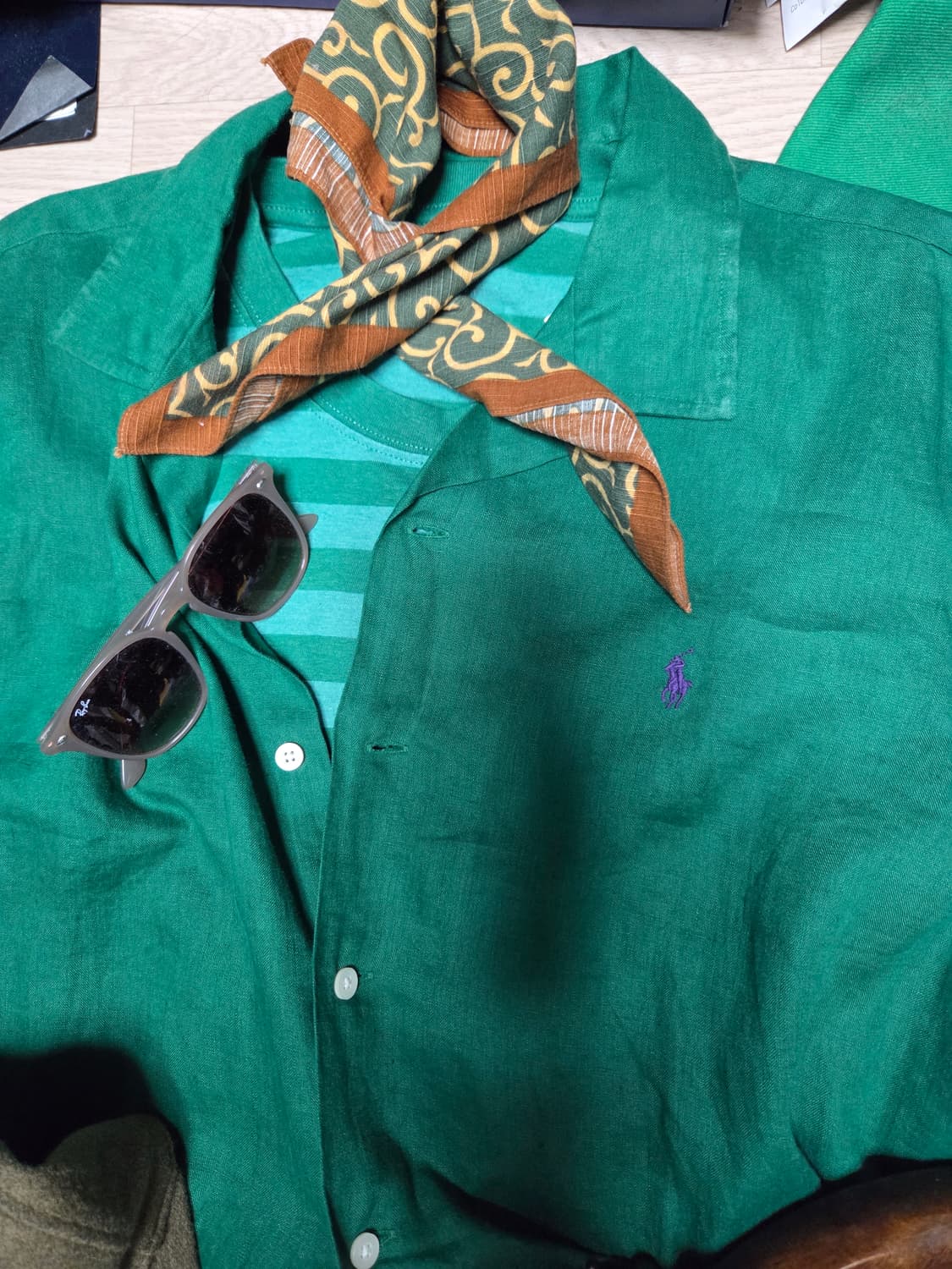 (새상품)(셔츠 팬츠 포함)POLO RALPH LAUREN 린넨  상품이미지9
