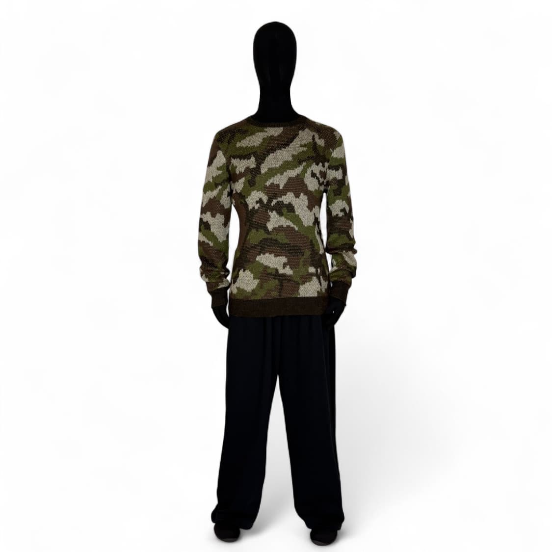 콜렉티브 collective 카모플라쥬 니트 상품이미지1