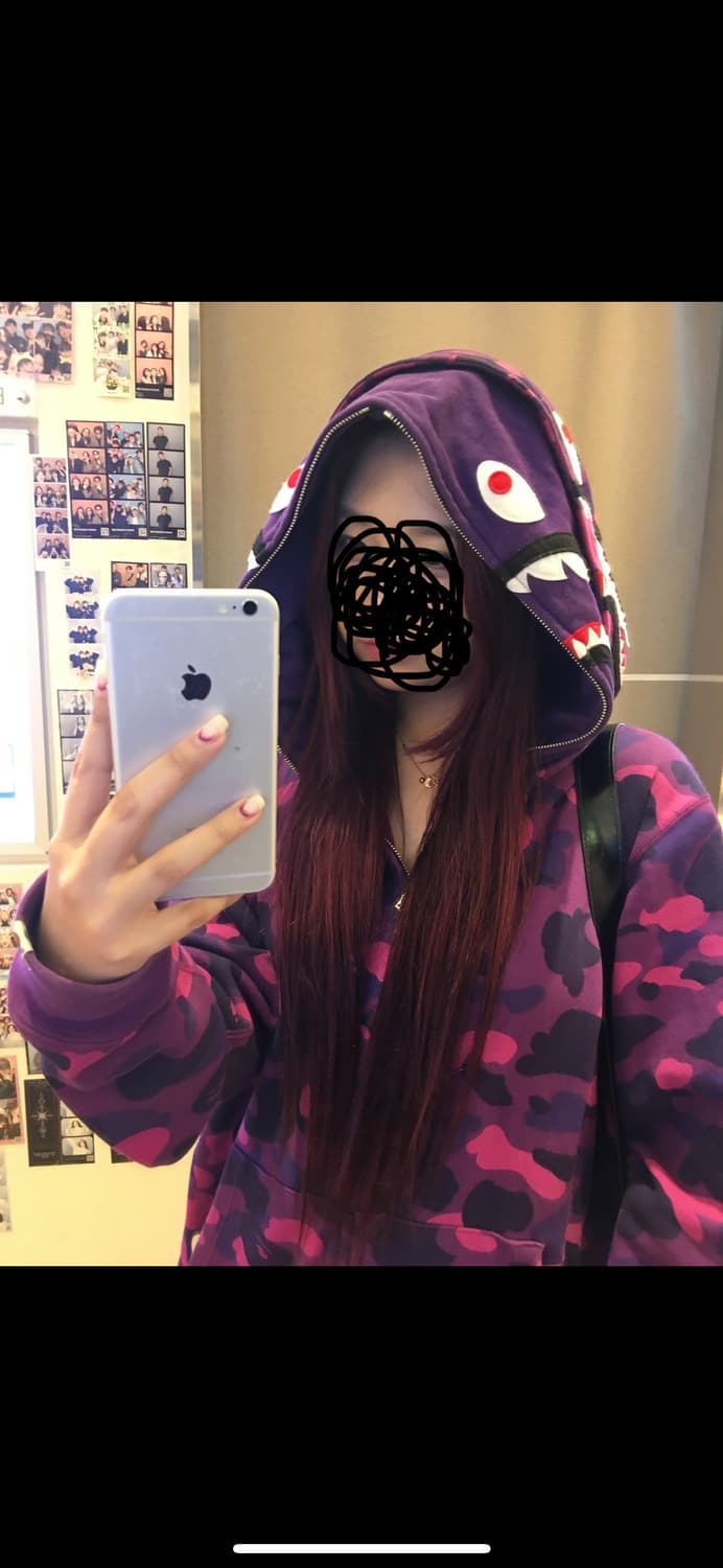 베이프 더블샤크 후드집업 XL 상품이미지2