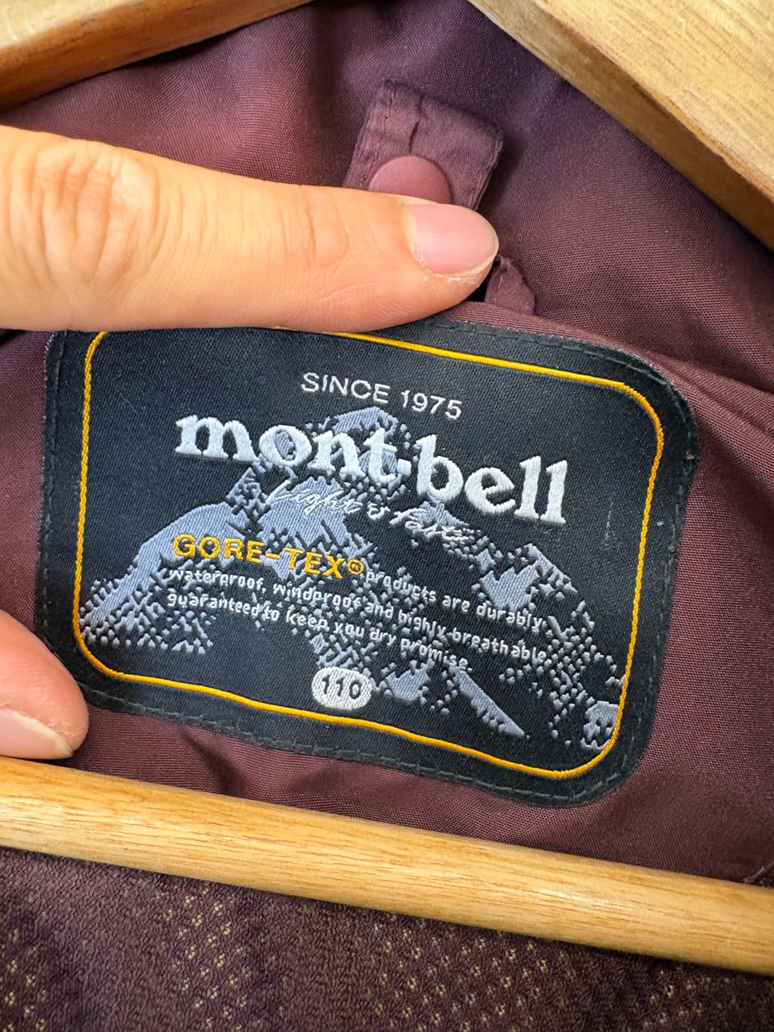 몽벨 고어텍스 바람막이 자켓 상품이미지9