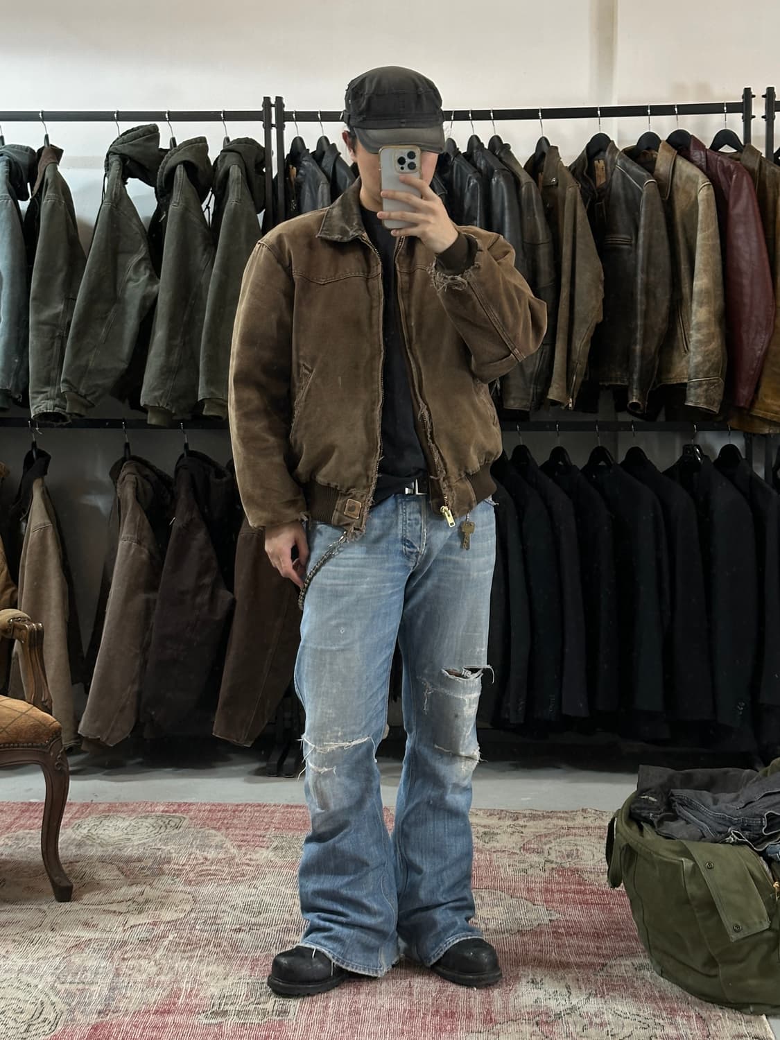 00's OG 칼하트 J14 산타페 칼하트 DKB 디트로이트 상품이미지2