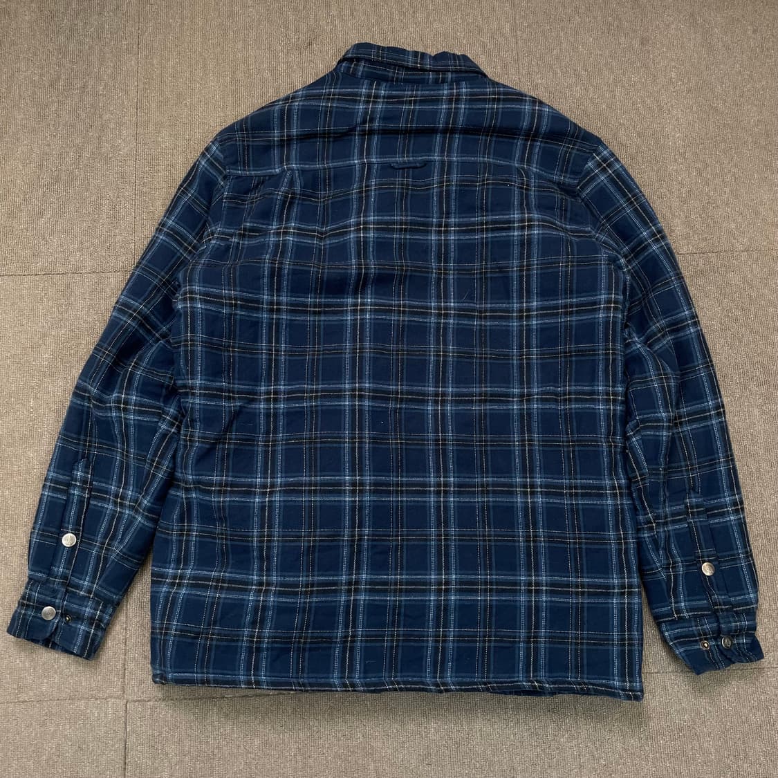 디키즈 체크 패딩 셔츠 자켓 m  상품이미지6