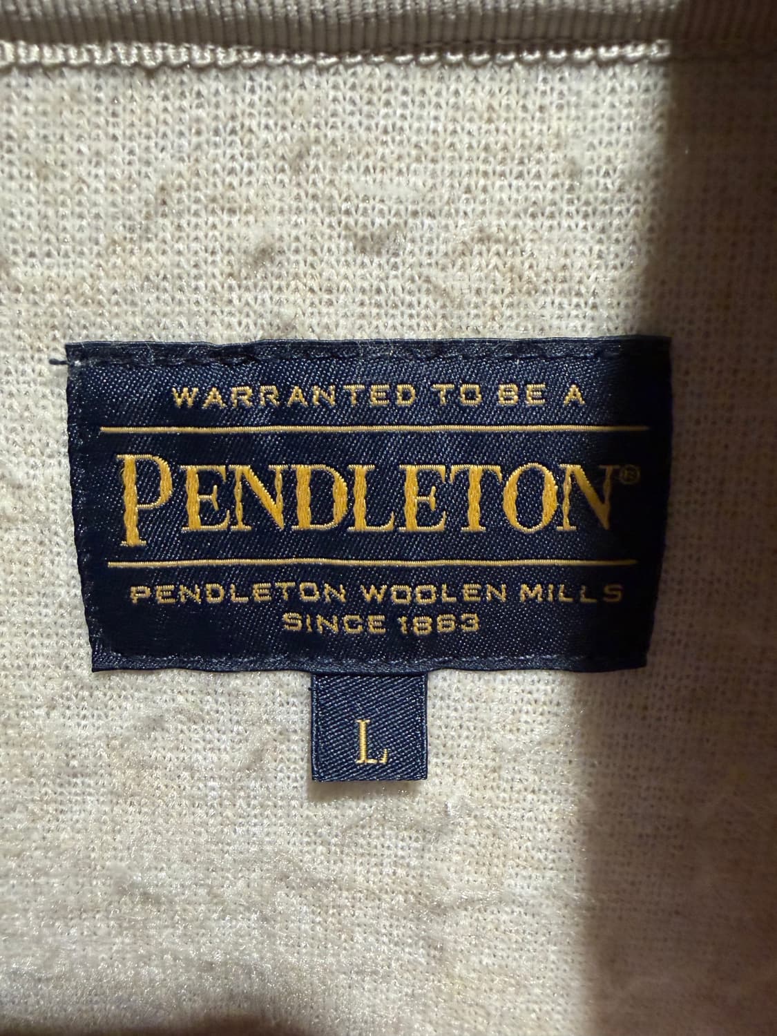 Pendleton boa fleece jacket / 팬들턴 보아 후리스 상품이미지3