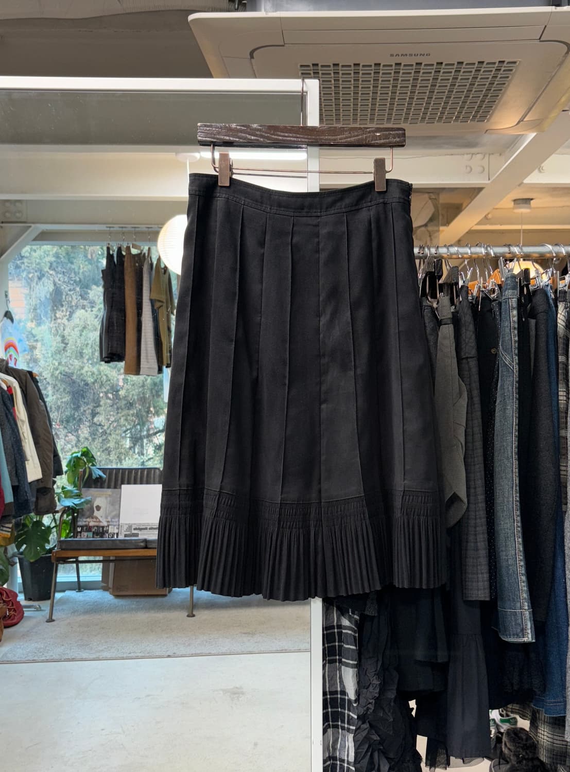 Kiyoko takase 인조 스웨이드 스커트 상품이미지1