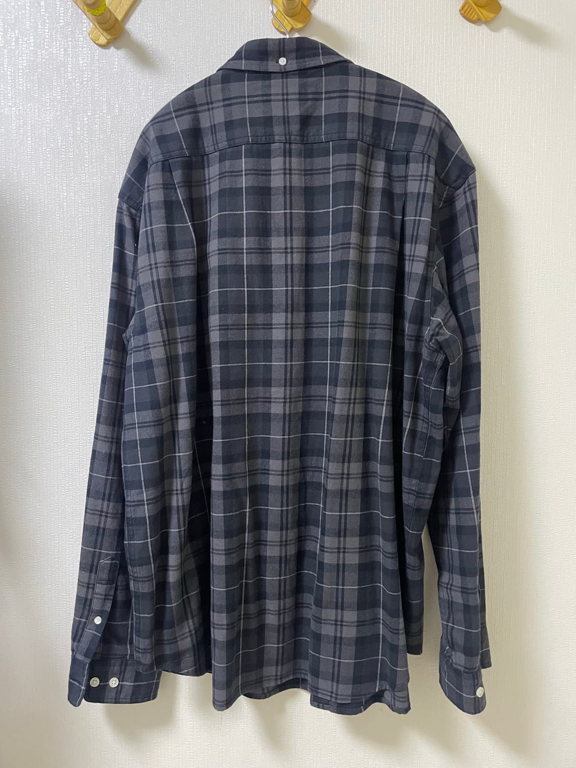 슈프림 플레이드 플란넬 셔츠 블랙 24FW L사이즈 상품이미지2