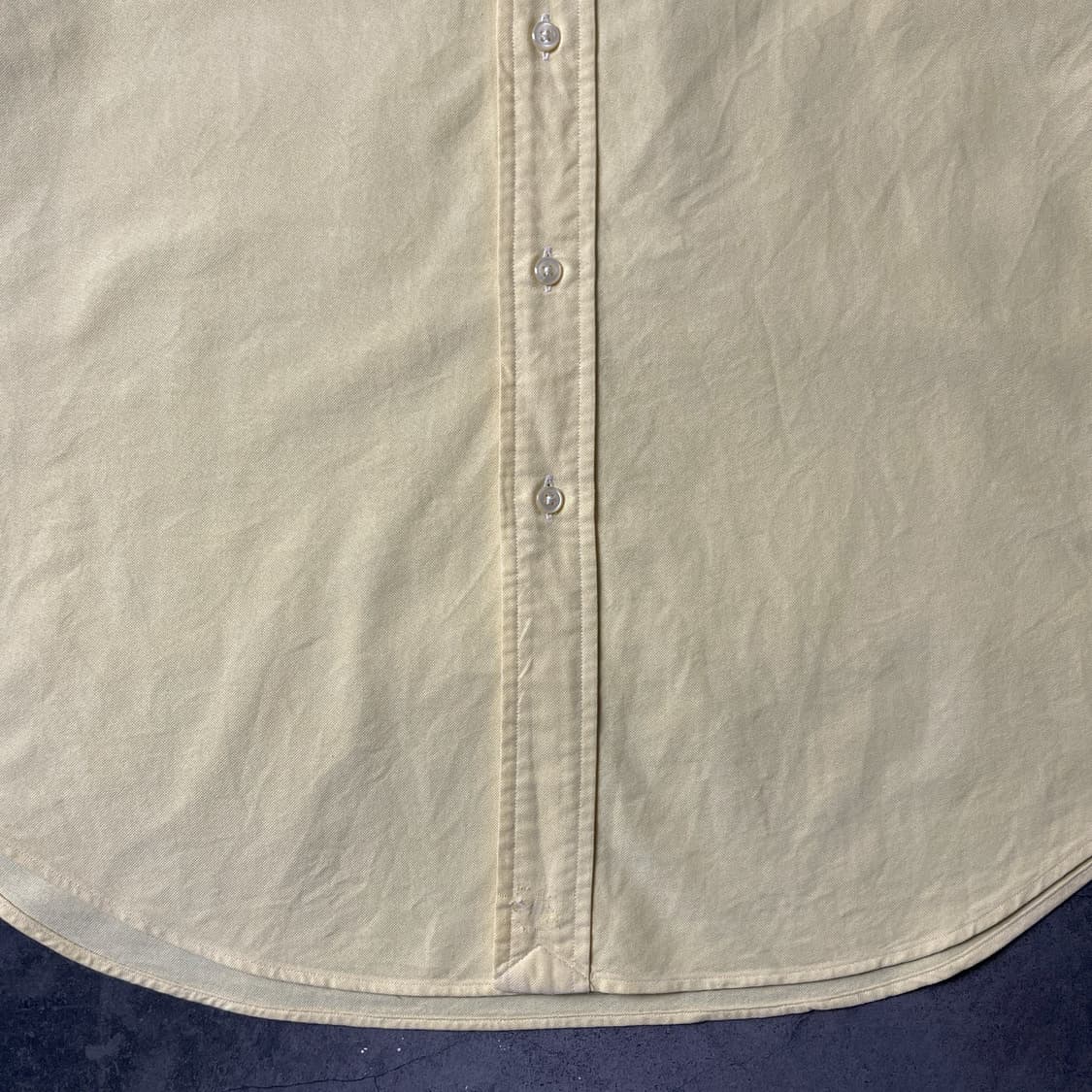 RALPH LAUREN 랄프로렌 빈티지 옐로우 코튼 셔츠 A00695 상품이미지4