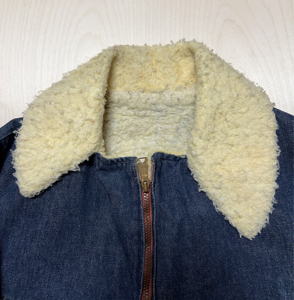 70s USA 웨스턴 시어링 데님 자켓 상품이미지6