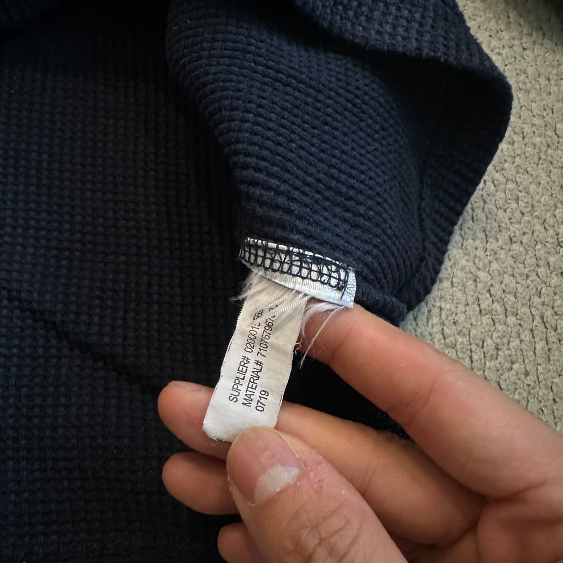 폴로 Polo 와플 써멀 롱슬리브 티셔츠 상품이미지6