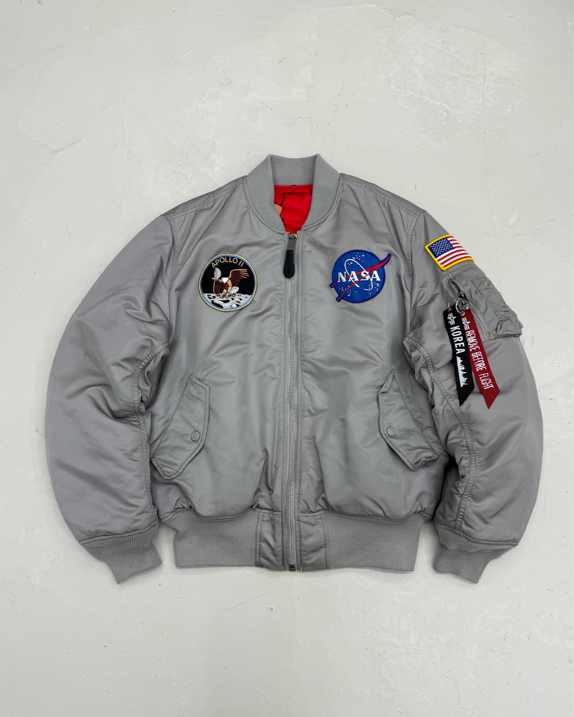 알파인더스트리 건메탈 ma-1  상품이미지1