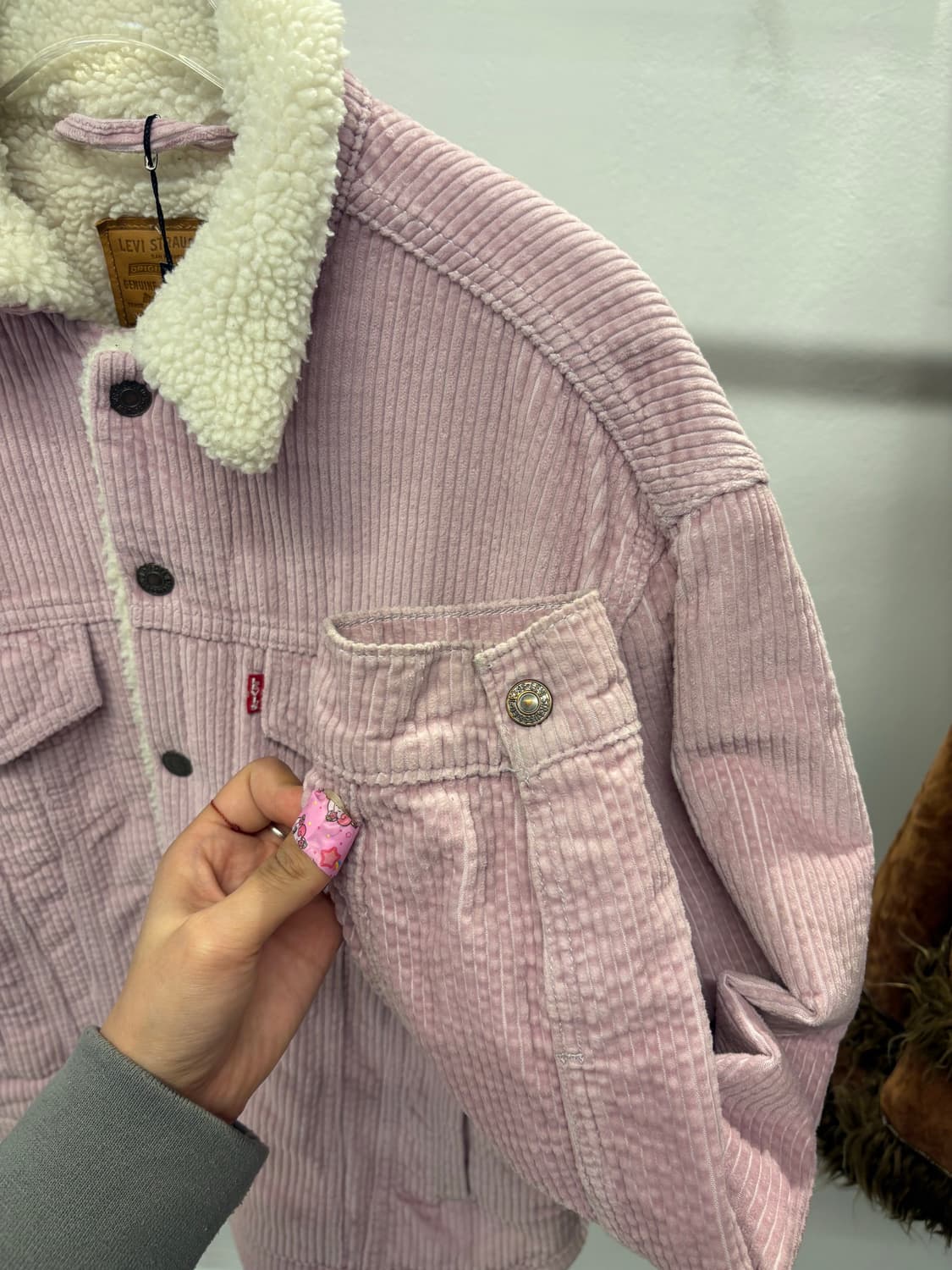 Levi’s pink corduroy jacket 상품이미지3