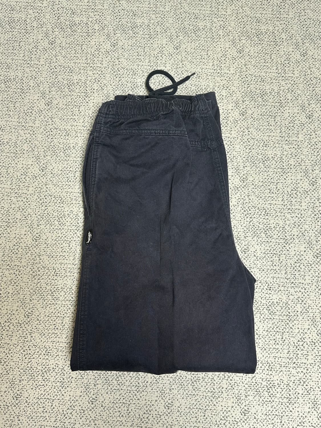 스투시 엘라스틱 팬츠 네이비 M 상품이미지1