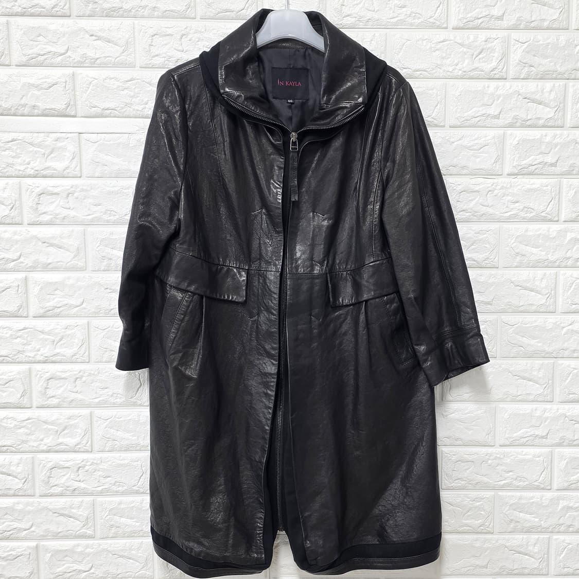 택포// in KAYLA 양가죽 자켓 코트 M 상품이미지1