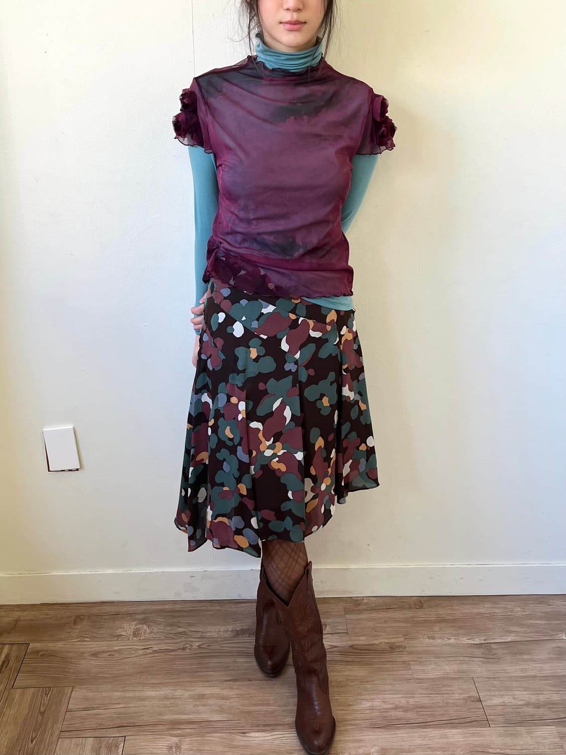 Calabaza 시스루 탑 상품이미지7