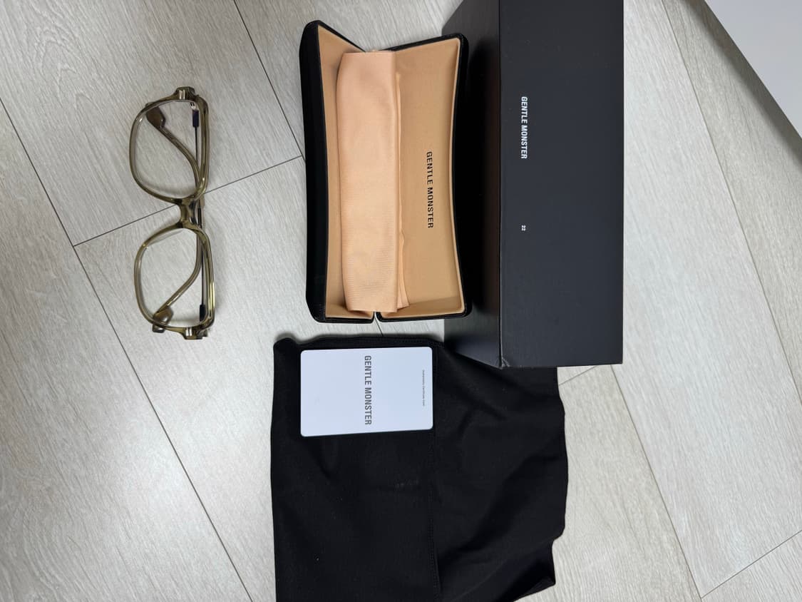젠틀몬스터 제프 KC1 그린 클리어 안경 상품이미지2