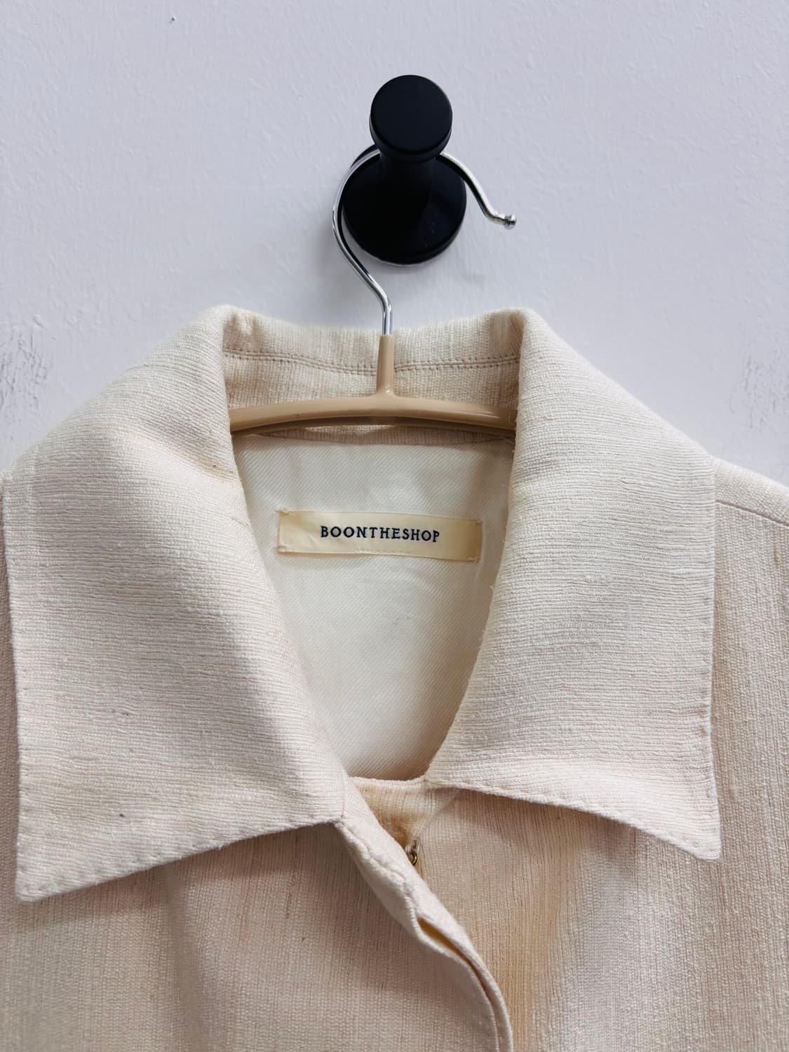 분더샵(BOONTHESHOP) 슬리브리스 롱 코트 아이보리 상품이미지2