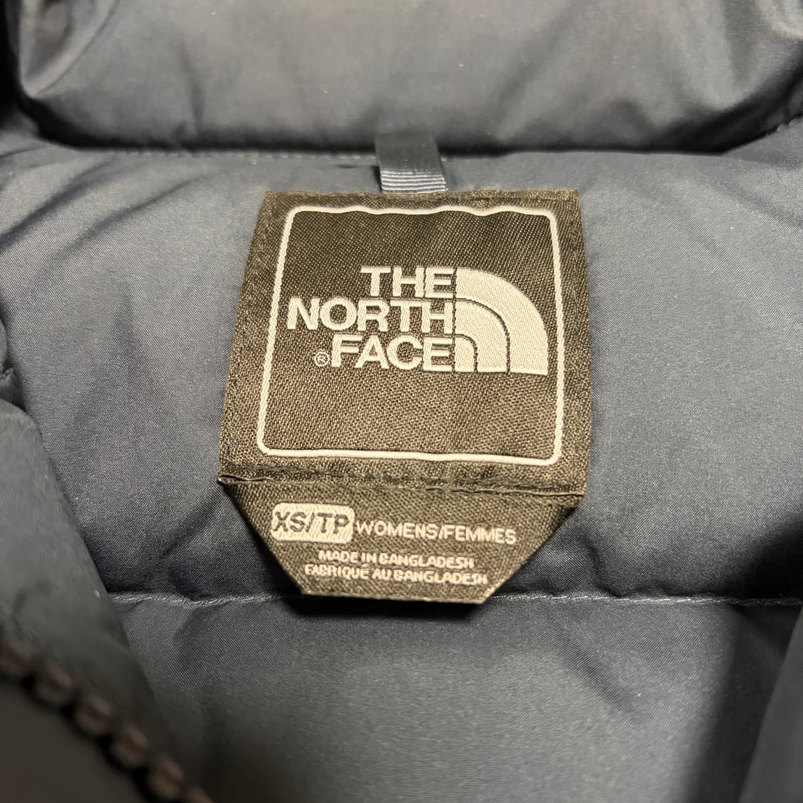 W)노스페이스 700구스다운 네이비 투웨이 숏패딩 상품이미지6