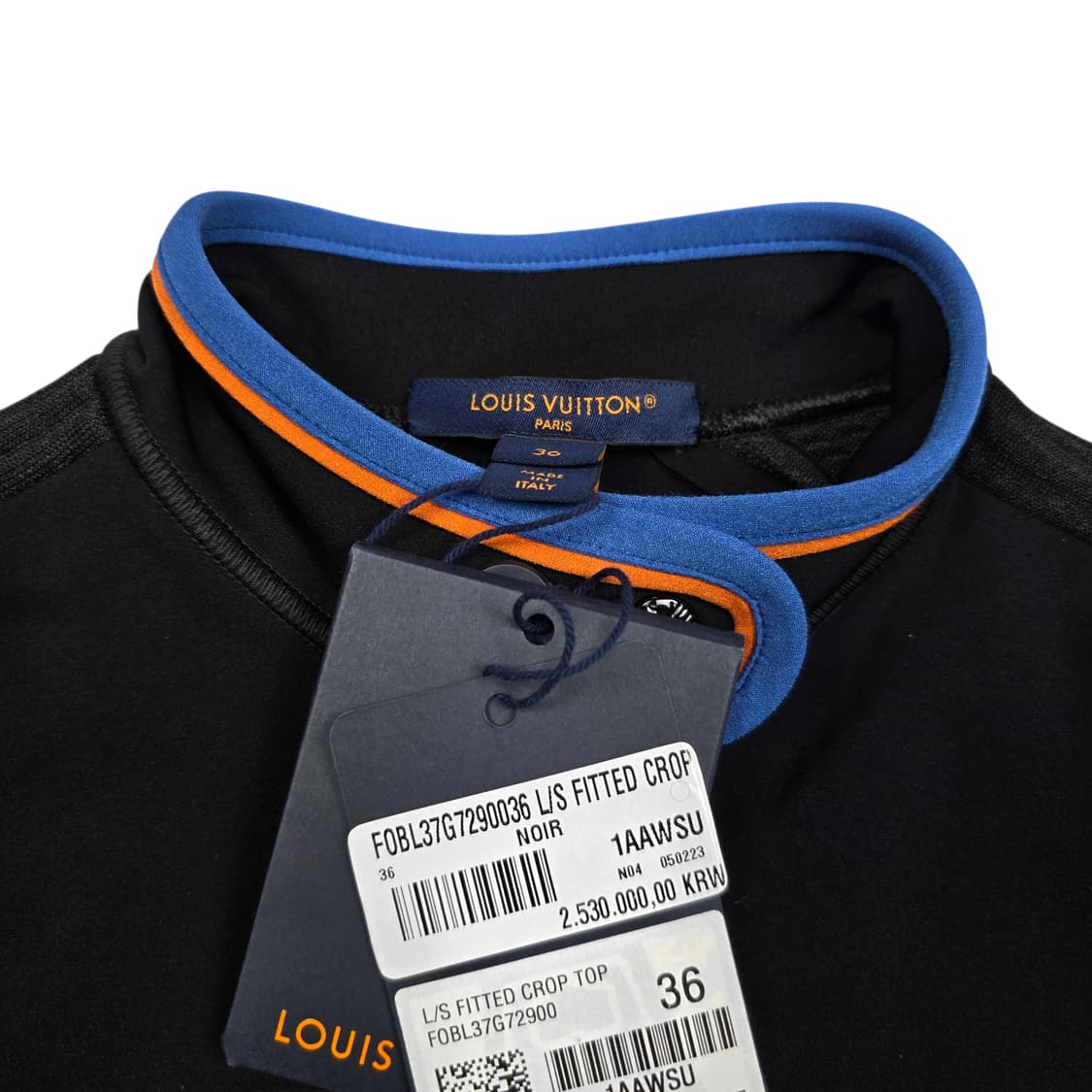 (새상품)루이비통 크롭 티셔츠 상품이미지5