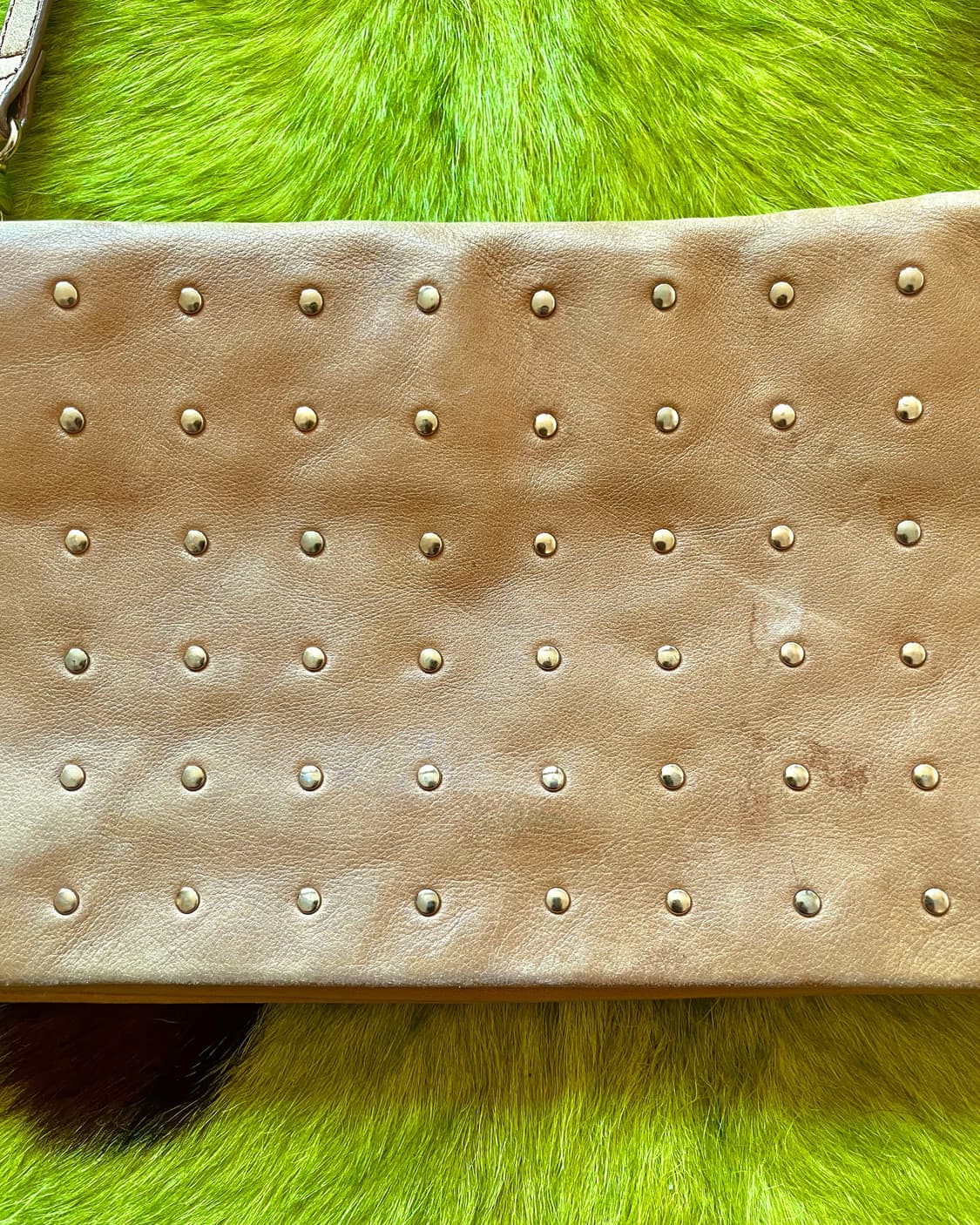 Jpn Vintage Real Leather Studs Multi Bag 상품이미지4