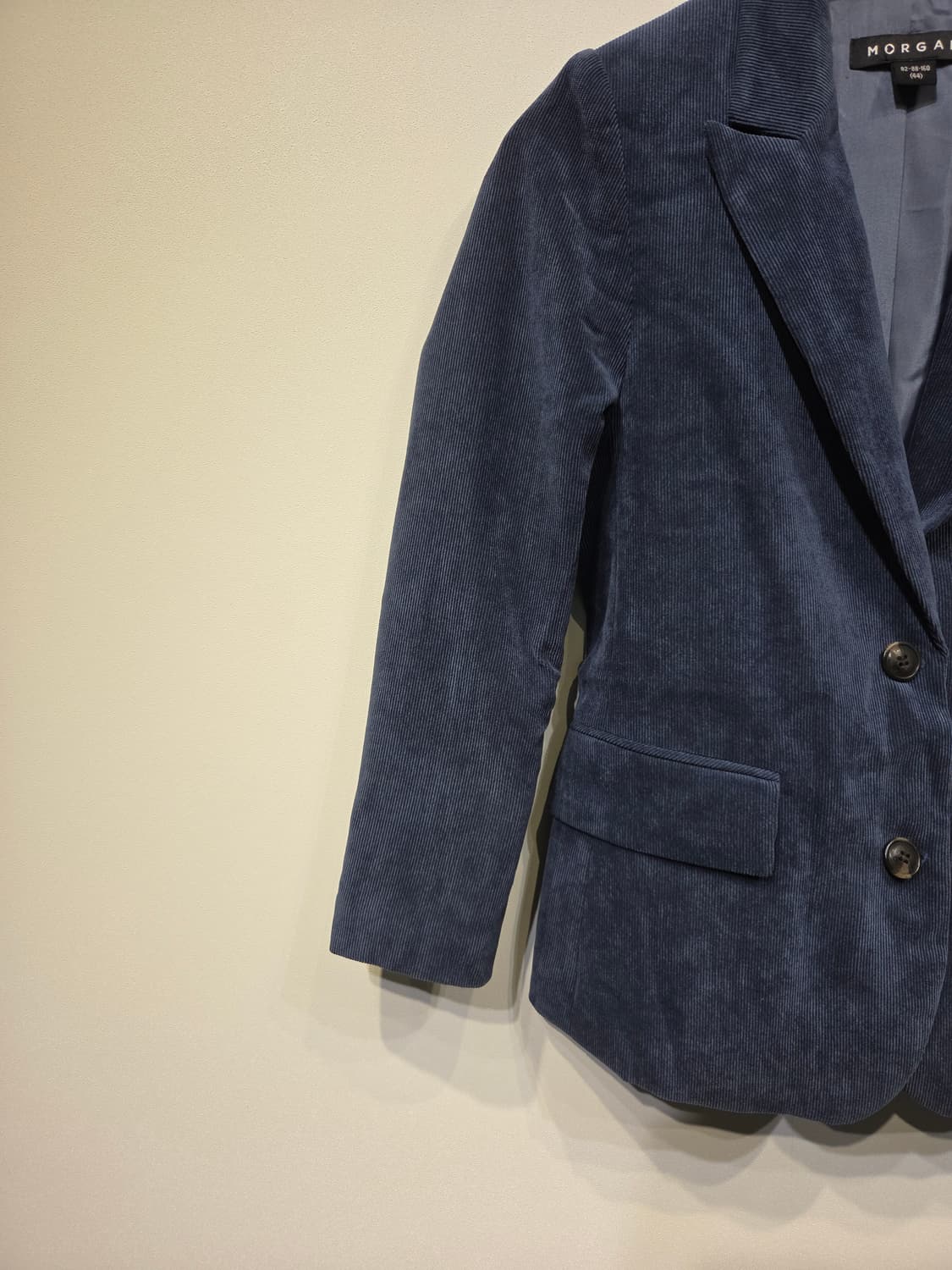 MORGAN 모르간 네이비 코듀로이 자켓 상품이미지4