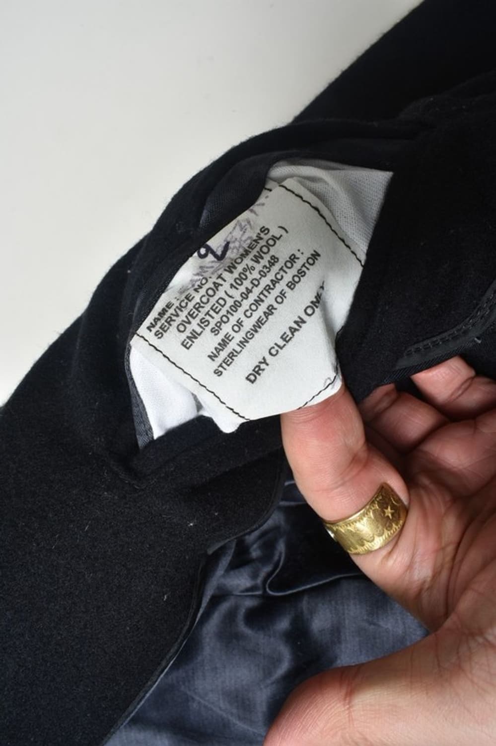 오리지널 미해군 울 피코트 12S N1182 상품이미지7