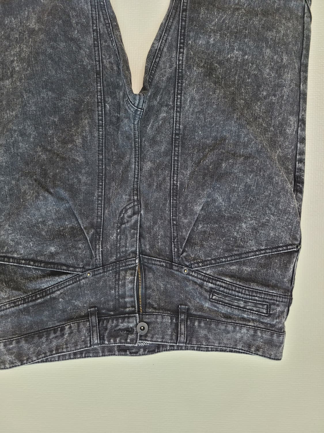 코데즈컴바인 남자 워싱 청바지 32 블랙 컬러  상품이미지4