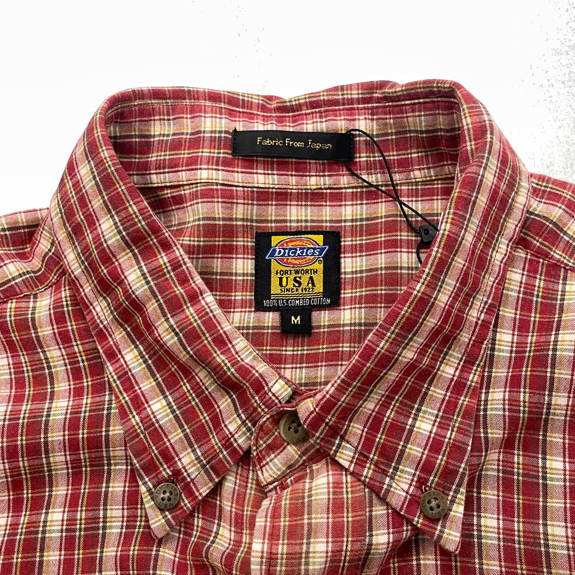(M) Dickies 디키즈 체크 반팔 셔츠 상품이미지9
