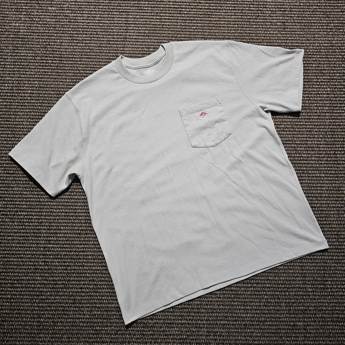 단톤(Danton) 포켓 반팔티 베이지 XL 상품이미지1