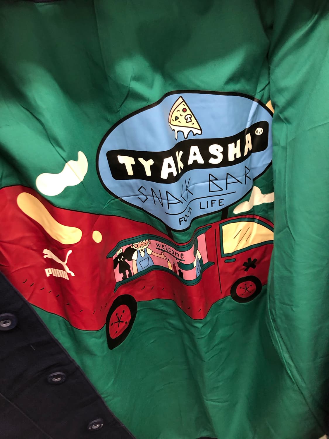 푸마x타이카샤 싱글 코트 네이비 상품이미지6