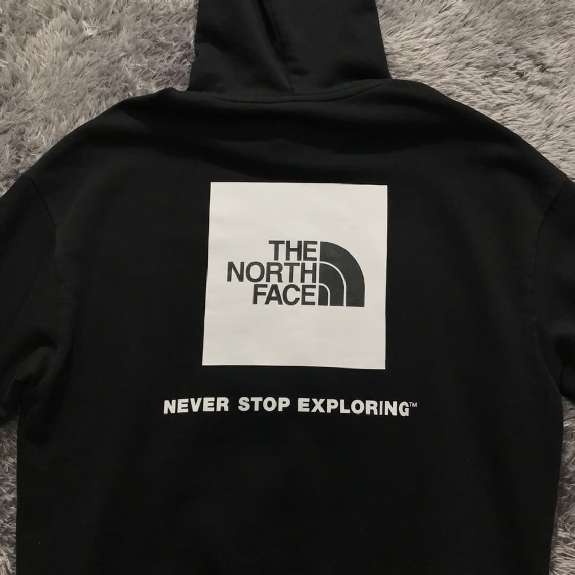 [[L(실 XL),A급] 노스페이스 네버스탑 박스로고 후드티@161 상품이미지2